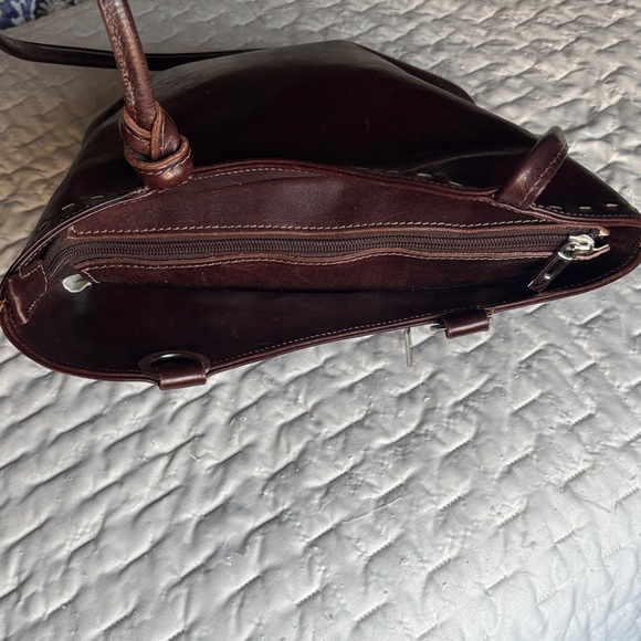 H’Joe Brown Leather Backpack/Shoulder Bag - Picture 5 of 14